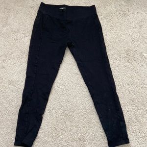 Loft size small thick black leggings
